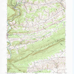 United States Geological Survey New Ringgold, PA (1992, 24000-Scale) digital map