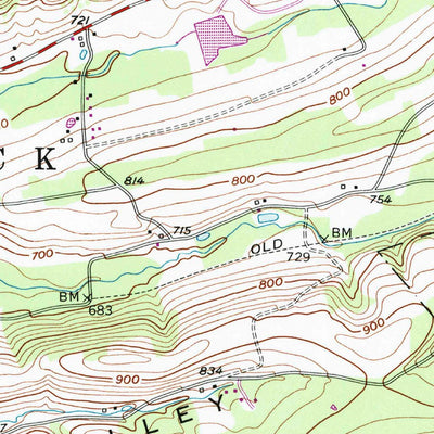 United States Geological Survey New Ringgold, PA (1992, 24000-Scale) digital map