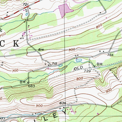 United States Geological Survey New Ringgold, PA (1997, 24000-Scale) digital map