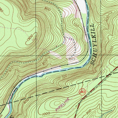 United States Geological Survey New Ringgold, PA (1997, 24000-Scale) digital map