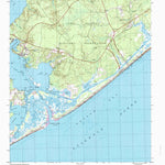 United States Geological Survey New River Inlet, NC (1997, 24000-Scale) digital map
