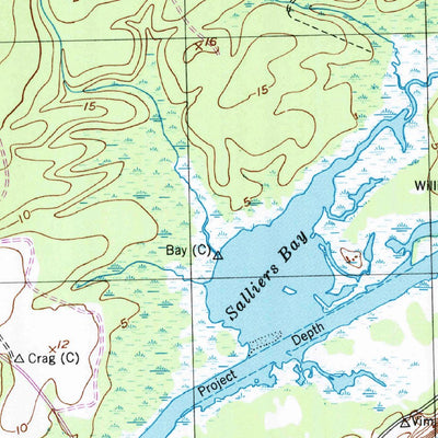 United States Geological Survey New River Inlet, NC (1997, 24000-Scale) digital map
