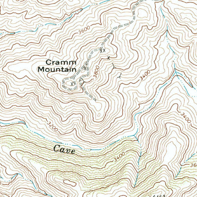 United States Geological Survey New River Mesa, AZ (1964, 24000-Scale) digital map