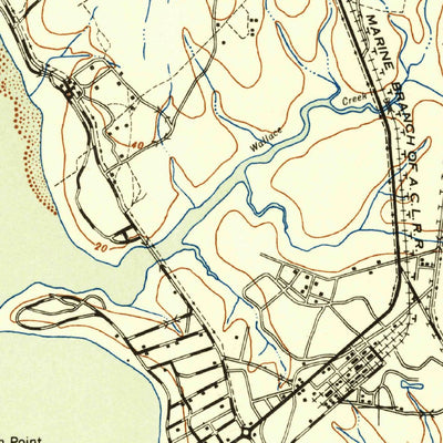 United States Geological Survey New River, NC (1948, 62500-Scale) digital map