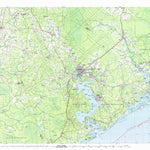 United States Geological Survey New River, NC (1991, 100000-Scale) digital map
