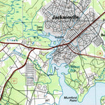 United States Geological Survey New River, NC (1991, 100000-Scale) digital map