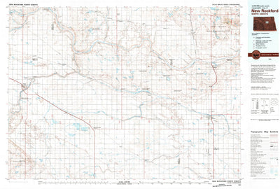 United States Geological Survey New Rockford, ND (1981, 100000-Scale) digital map