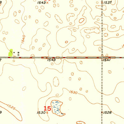 United States Geological Survey New Rockford SE, ND (1950, 24000-Scale) digital map
