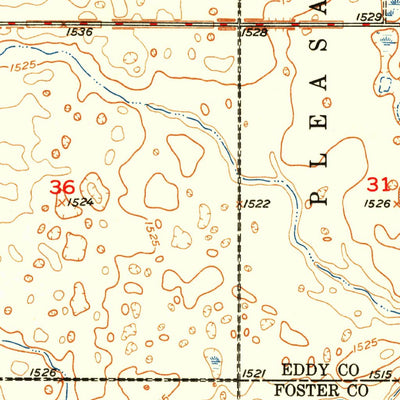 United States Geological Survey New Rockford SE, ND (1950, 24000-Scale) digital map