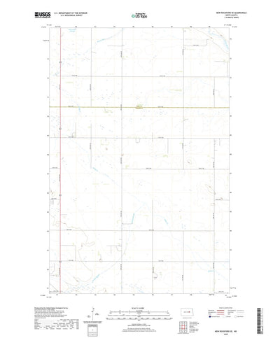 United States Geological Survey New Rockford SE, ND (2020, 24000-Scale) digital map