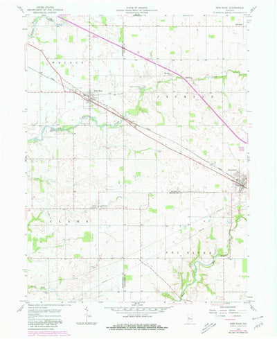 United States Geological Survey New Ross, IN (1957, 24000-Scale) digital map