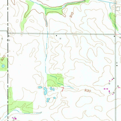 United States Geological Survey New Ross, IN (1957, 24000-Scale) digital map