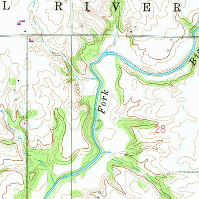 United States Geological Survey New Ross, IN (1957, 24000-Scale) digital map