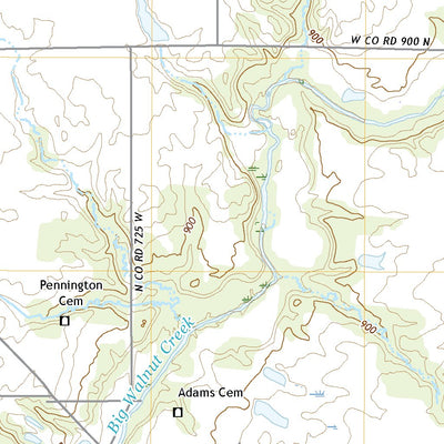 United States Geological Survey New Ross, IN (2019, 24000-Scale) digital map