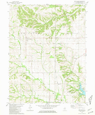 United States Geological Survey New Salem, IL (1981, 24000-Scale) digital map