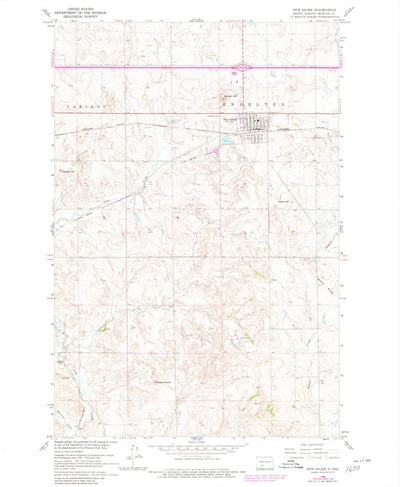 United States Geological Survey New Salem, ND (1960, 24000-Scale) digital map