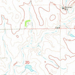 United States Geological Survey New Salem NE, ND (1970, 24000-Scale) digital map