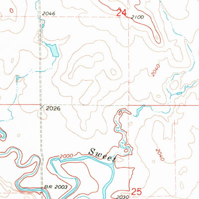 United States Geological Survey New Salem NE, ND (1970, 24000-Scale) digital map