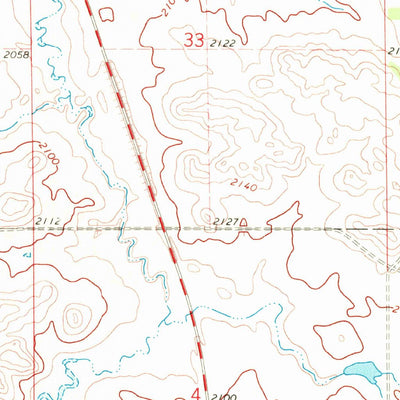 United States Geological Survey New Salem NW, ND (1970, 24000-Scale) digital map