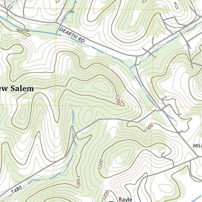 United States Geological Survey New Salem, PA (2023, 24000-Scale) digital map