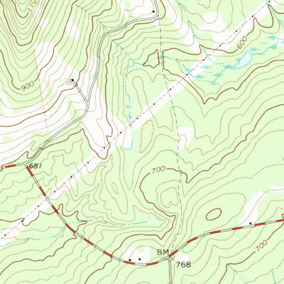 United States Geological Survey New Sharon, ME (1968, 24000-Scale) digital map