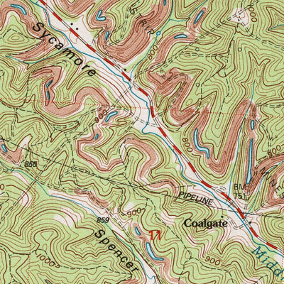 United States Geological Survey New Straitsville, OH (2002, 24000-Scale) digital map