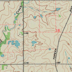 United States Geological Survey New Strawn, KS (1971, 24000-Scale) digital map