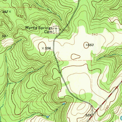United States Geological Survey New Summerfield, TX (1973, 24000-Scale) digital map