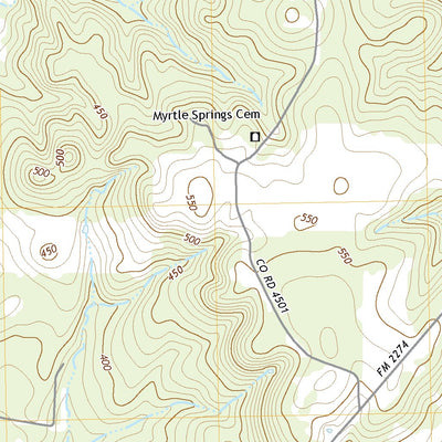 United States Geological Survey New Summerfield, TX (2019, 24000-Scale) digital map