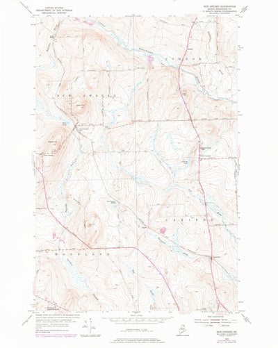 United States Geological Survey New Sweden, ME (1953, 24000-Scale) digital map