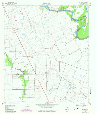 United States Geological Survey New Taiton, TX (1960, 24000-Scale) digital map