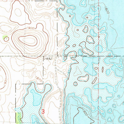 United States Geological Survey New Town, ND (1981, 24000-Scale) digital map