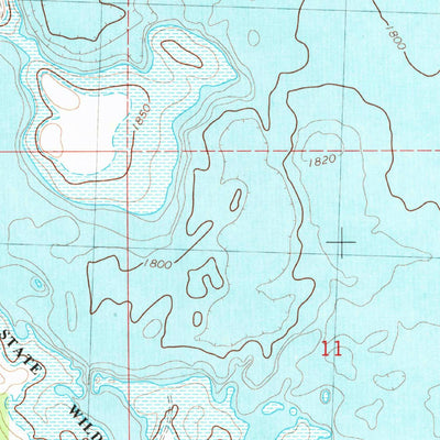 United States Geological Survey New Town, ND (1981, 24000-Scale) digital map