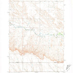 United States Geological Survey New Underwood NW, SD (1953, 24000-Scale) digital map