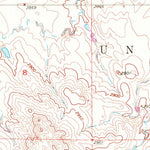 United States Geological Survey New Underwood, SD (1953, 24000-Scale) digital map