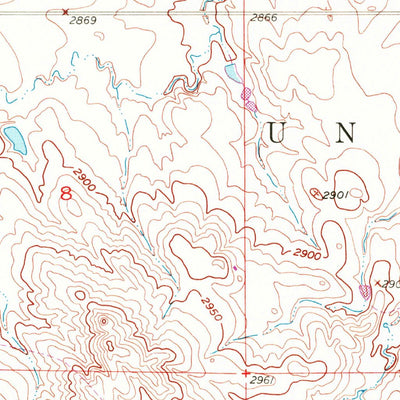 United States Geological Survey New Underwood, SD (1953, 24000-Scale) digital map