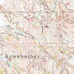 United States Geological Survey New Underwood, SD (1984, 100000-Scale) digital map