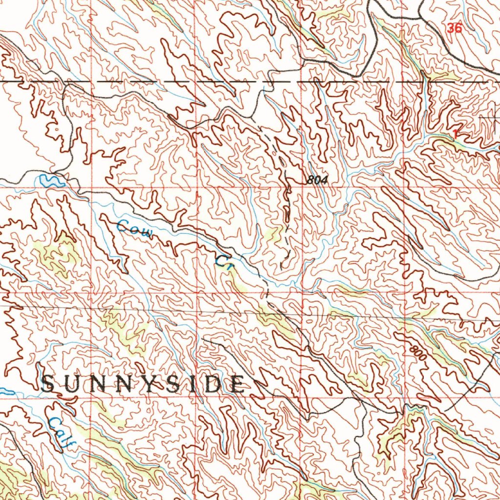 New Underwood, SD (1984, 100000-Scale) Map by United States Geological ...