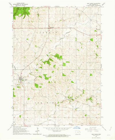 United States Geological Survey New Vienna, IA (1962, 24000-Scale) digital map