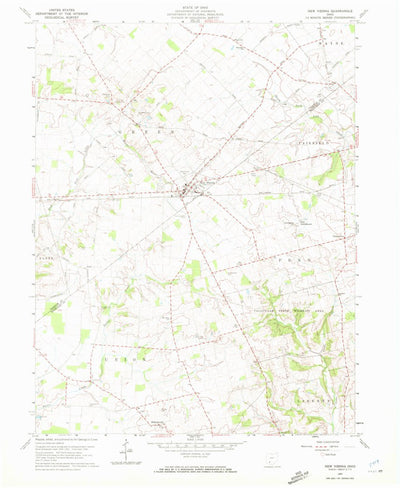 United States Geological Survey New Vienna, OH (1960, 24000-Scale) digital map