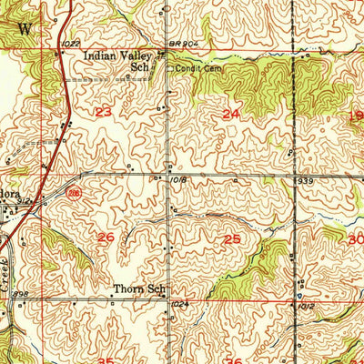 United States Geological Survey New Virginia, IA (1952, 62500-Scale) digital map