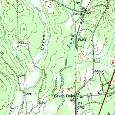 United States Geological Survey New Willard, TX (1955, 62500-Scale) digital map
