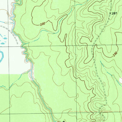 United States Geological Survey New Willard, TX (1984, 24000-Scale) digital map