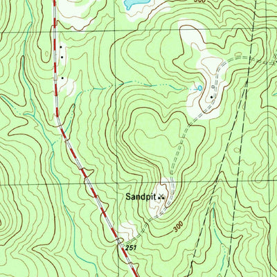 United States Geological Survey New Willard, TX (1984, 24000-Scale) digital map