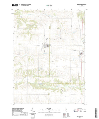 United States Geological Survey New Windsor, IL (2021, 24000-Scale) digital map