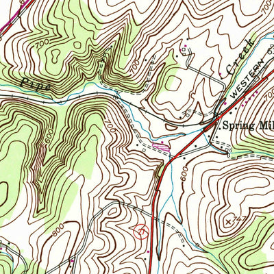 United States Geological Survey New Windsor, MD (1953, 24000-Scale) digital map