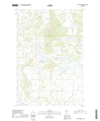United States Geological Survey New York Mills NW, MN (2022, 24000-Scale) digital map