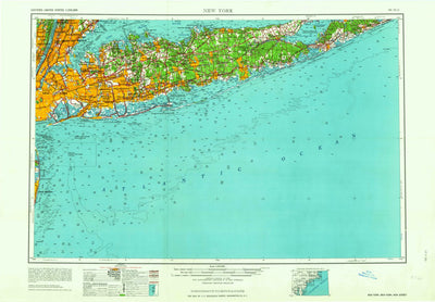 United States Geological Survey New York, NY-NJ-CT (1954, 250000-Scale) digital map