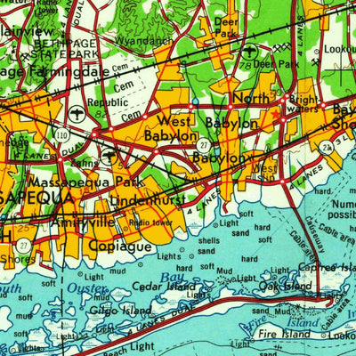 United States Geological Survey New York, NY-NJ-CT (1954, 250000-Scale) digital map