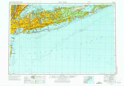 United States Geological Survey New York, NY-NJ-CT (1957, 250000-Scale) digital map